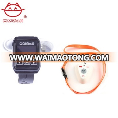 Wireless alarm system watch pager